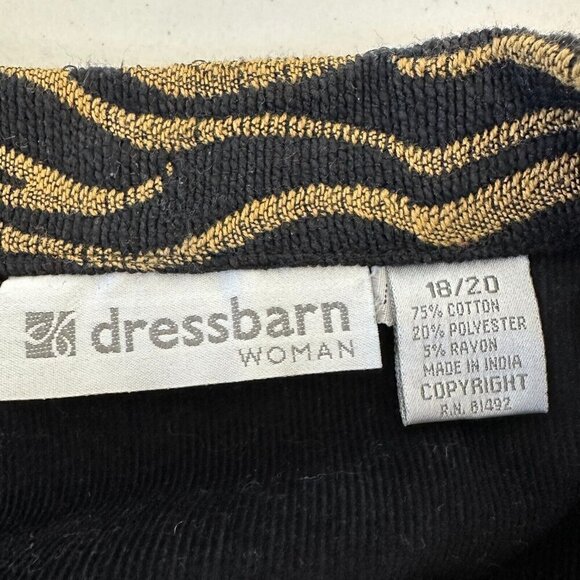 Dress Barn Woman Safari Vest Size 18/20 Cotton Blend Zebra Button up Africa Art - Picture 4 of 7